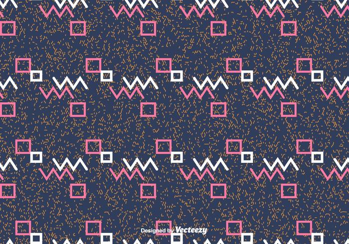 Abstract Geometric Vector Pattern