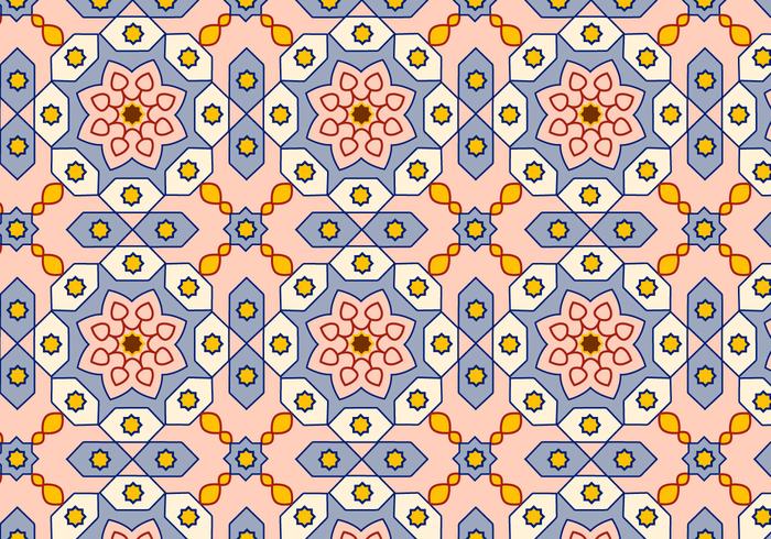 Arabic Pattern Background Vector