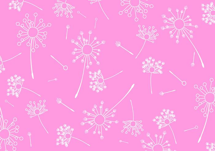 Blowball Pattern Free Vector