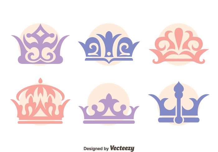 British Crown Vector Set