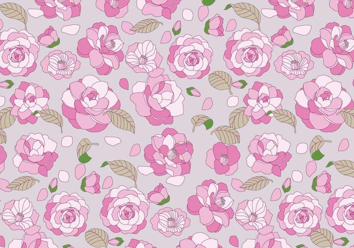 Camellia Pattern Vector