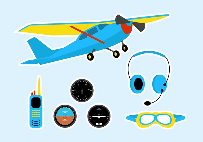 Cessna Stuff Vector Set