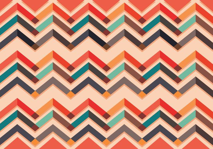 Chevron pattern vector colorful