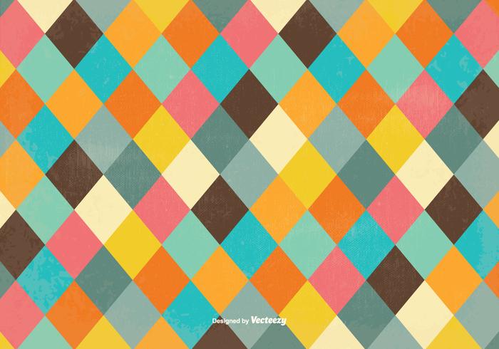 Colorful Retro Vector Background