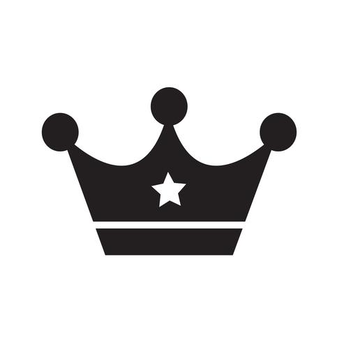 Crown icon vector illustration