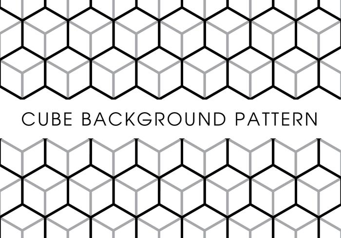 Cube Background Pattern vector