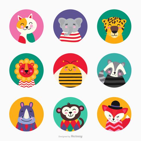 Cute Critters Vector Set