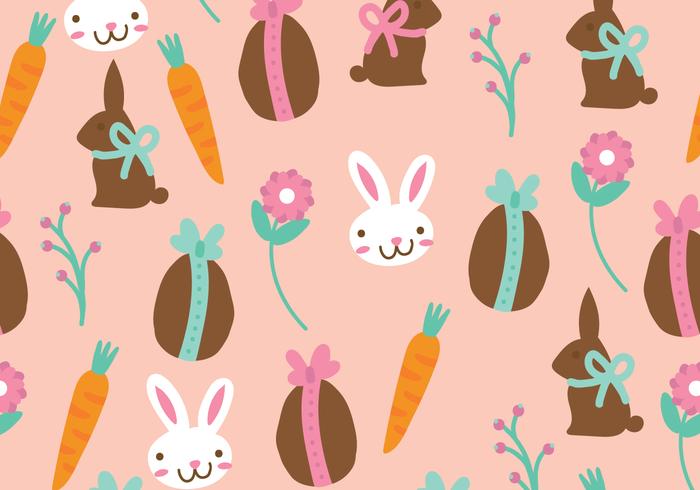 Cute Easter Pattern vector