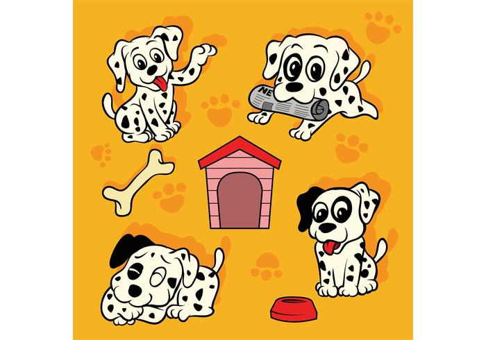 Dalmatian Puppy Vector Pack