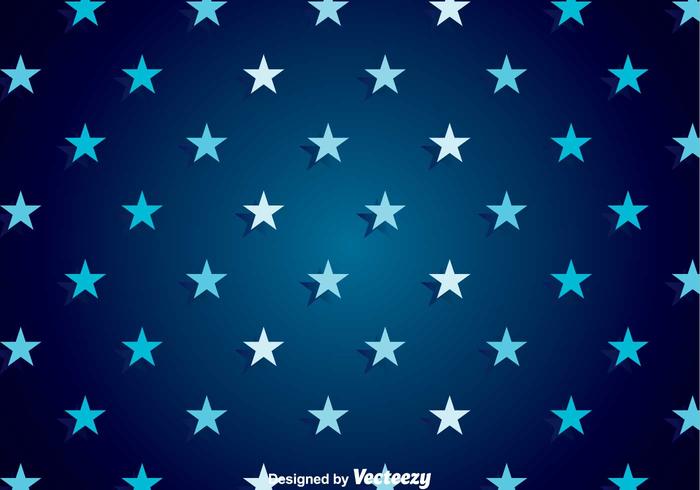 Dark Blue Star Background Vector