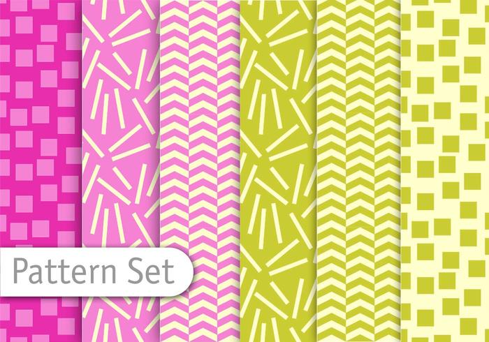 Decorative Colorful Pattern Set vector