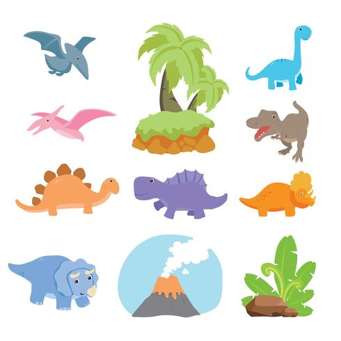 Dinosaur vector character design