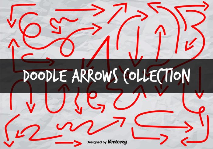Doodle Arrows Vector Set