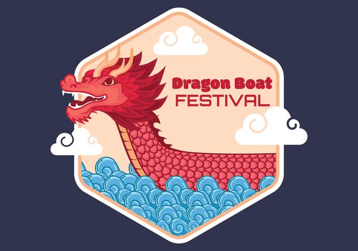 Dragon Boat Vector Illustration