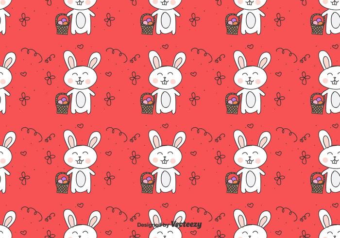 Easter Bunny Vector Pattern