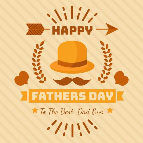 Father's Day Greeting Cards Vector