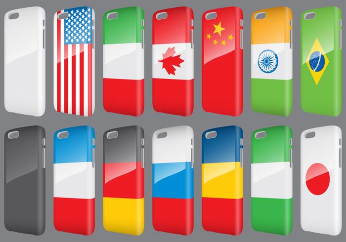 Flags Phone Cases vector