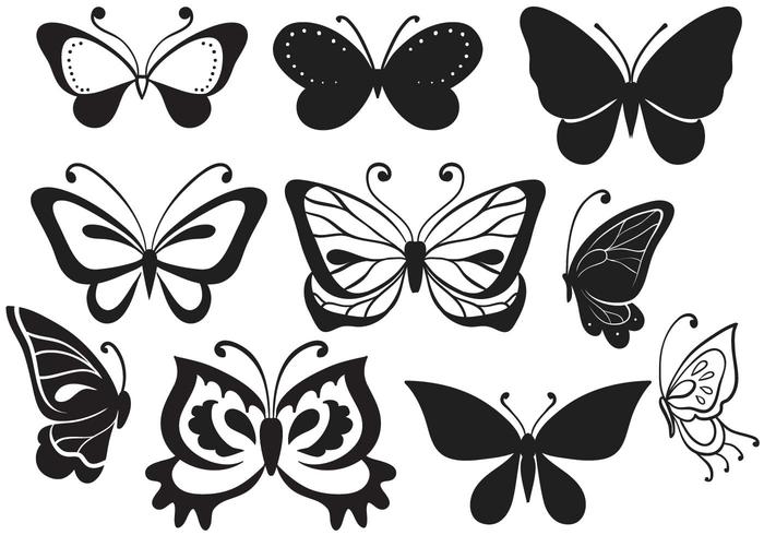 Free Butterflies Vectors