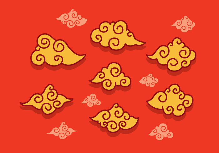 Free Chinese Clouds Vector