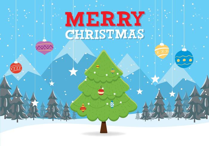 Free Christmas Vector Background