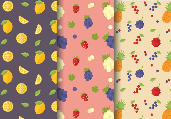 Free Citrus Fruit Pattern Vector