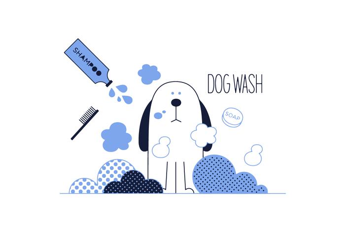 Free Dog Wash Vector