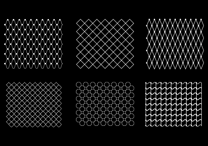 Free Fish Net Pattern Vector