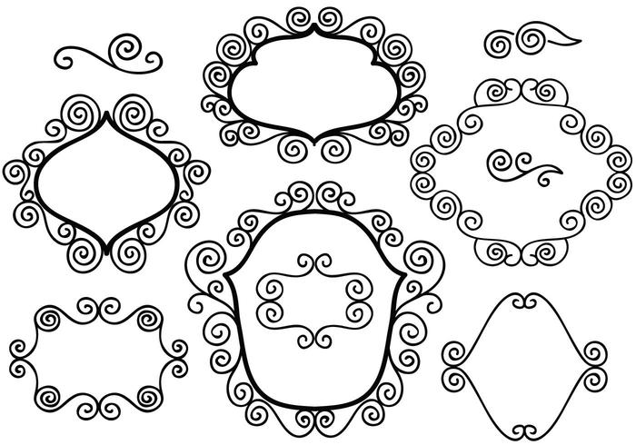 Free Floral Borders Vectors