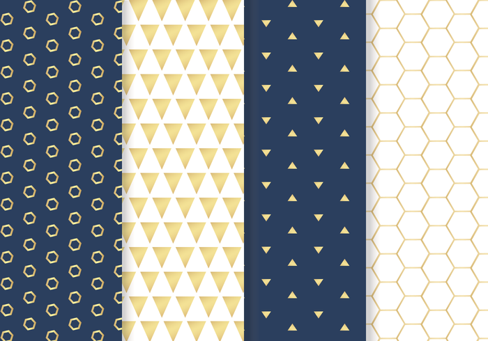 Free Golden Pattern Vector