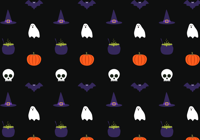 Free Halloween Pattern Vector