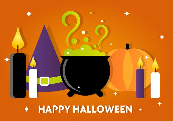 Free Halloween Vector Witch Accessories