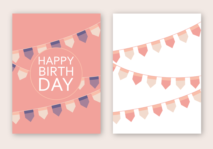 Happy Birthday Card Vector