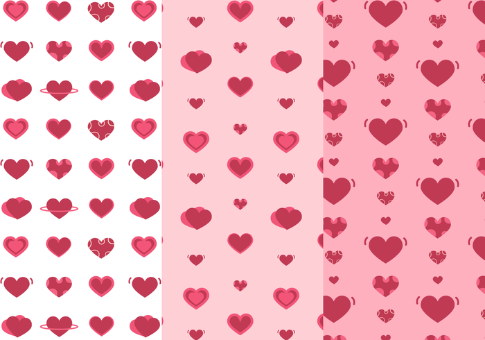 Free Hearts Pattern Vector