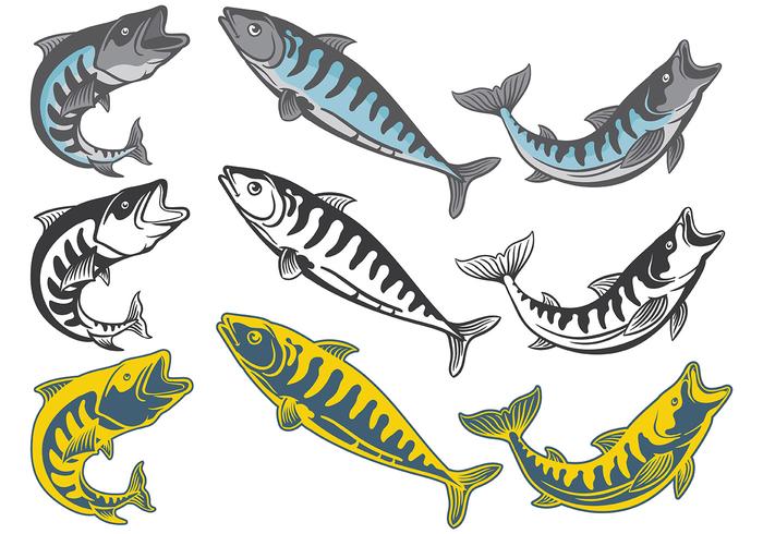 Free Mackerel Icons Vector