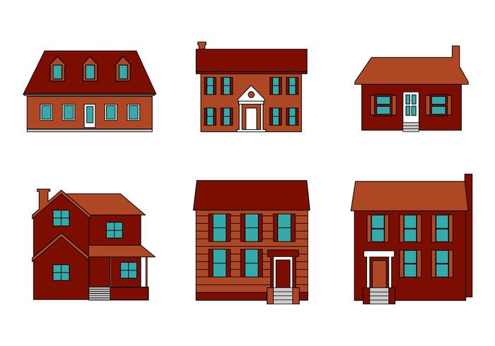 Free Mansion Vector Set