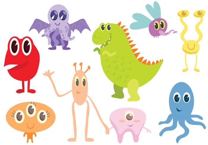 Free Monsters Vectors