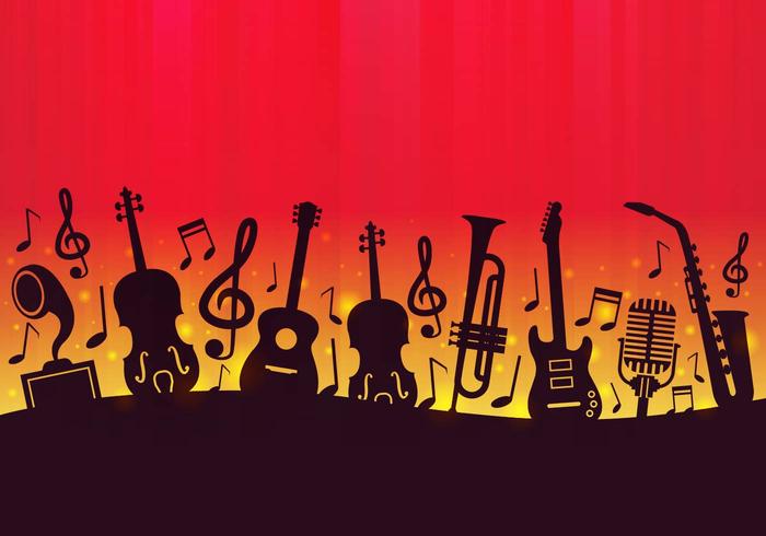 Free Music Background Vector