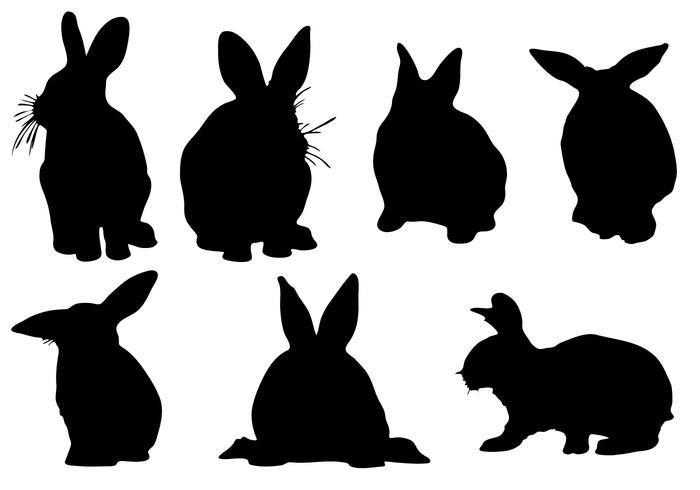 Free Rabbit Silhouette Vector