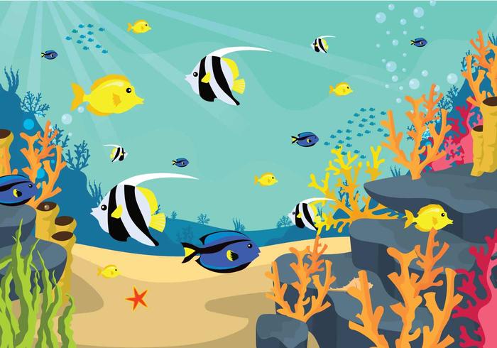 Free Seabed Illustration vector