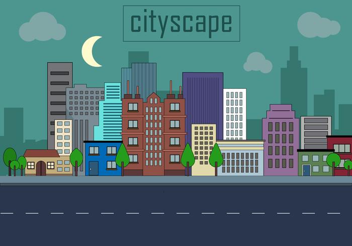 Urban Landscape Vector Illustration