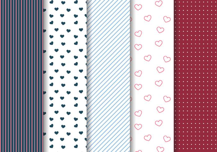 Free Valentine's Day Pattern Vector
