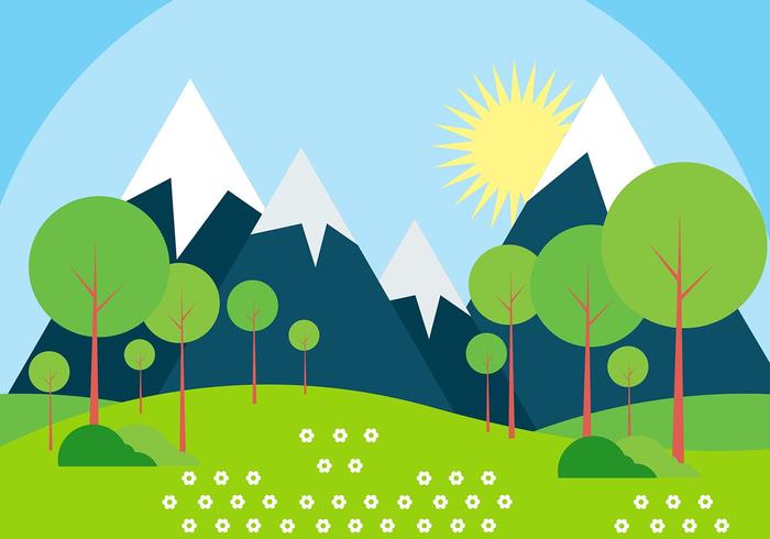 Free Vector Landscape
