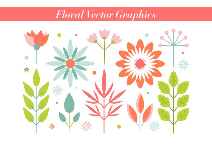 Free Vintage Flowers Vector Background