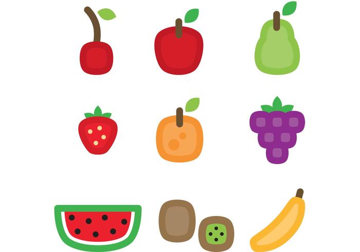 Fruit Vector Icons 