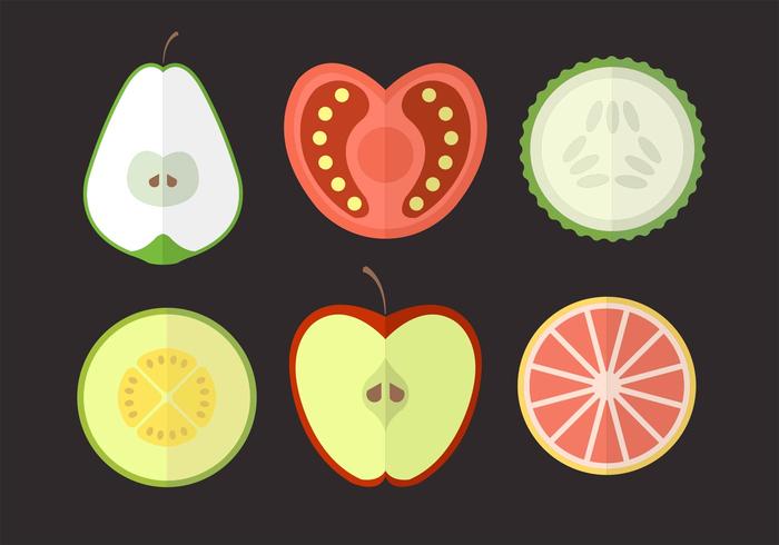 Fruits and Vegetables vector