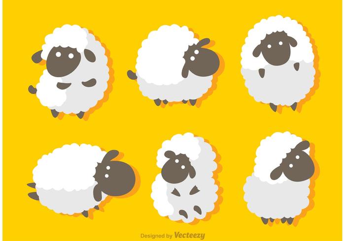 Funny Sheep Vector