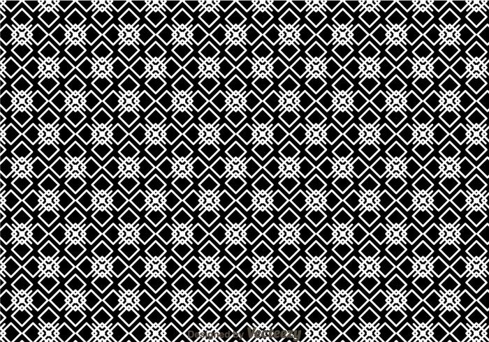 Geometric Black And White Pattern vector