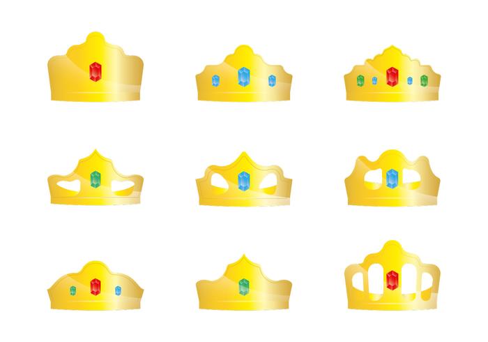 Gold Crown Vectors