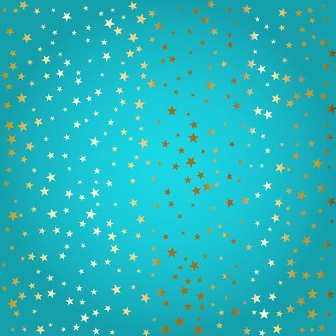 Gold stars background vector