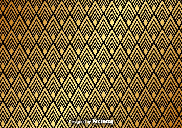 Golden Abstract Pattern Vector Background